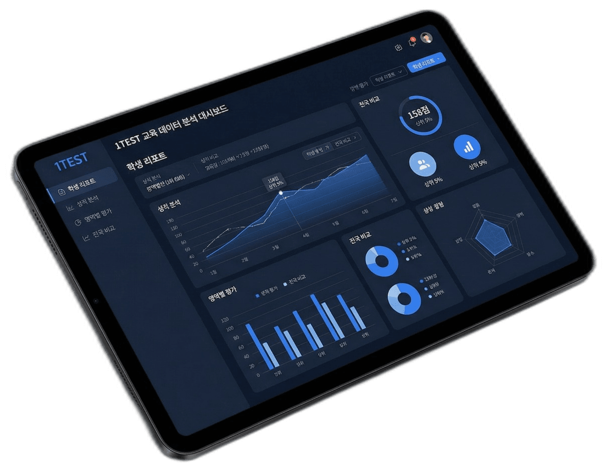 1TEST 교육 데이터 분석 대시보드